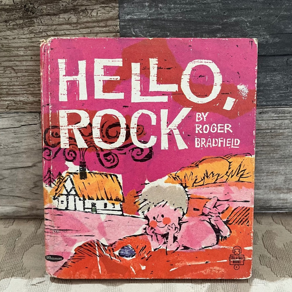 Vintage 1965 Hello Rock Roger Bradfield Whitman Tell-a-Tales Childrens Book 2523